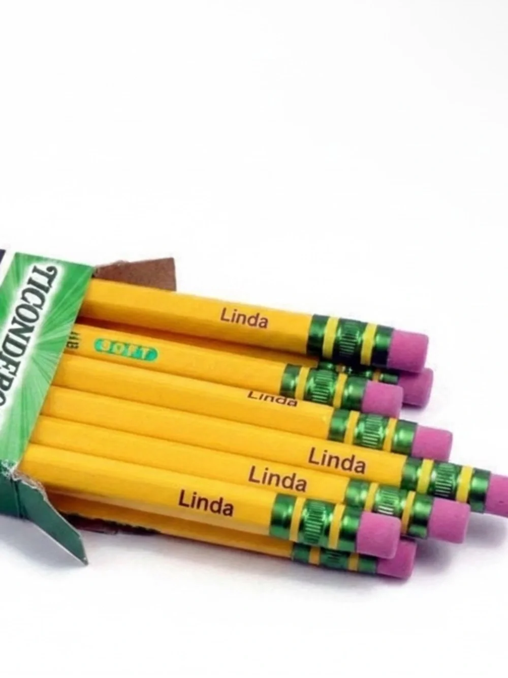 Personalized Yellow #2 Pencils - Pack of 12